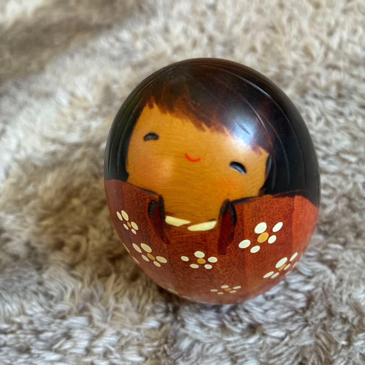 Traditional Wooden Kokeshi Doll Folk Art
