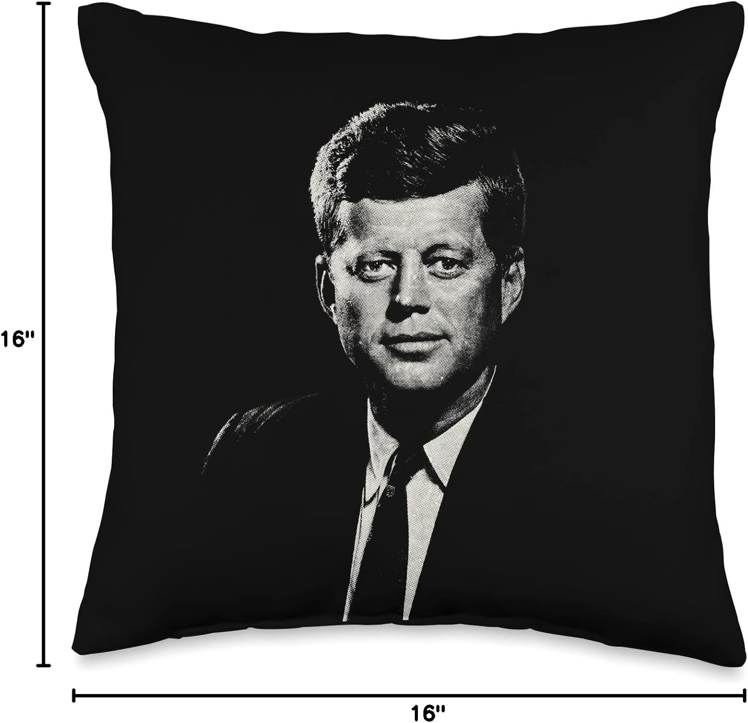 JFK John F Kennedy Presidential Souvenir President Throw Pillow