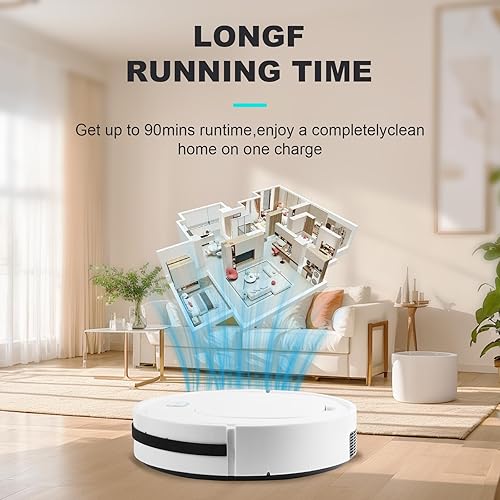 Miniatura 3 de Robot aspirador con base automática de recolección de polvo, succión fuerte, robot aspirador y fregona combinado, aspiradora 3 en 1, aspiradora