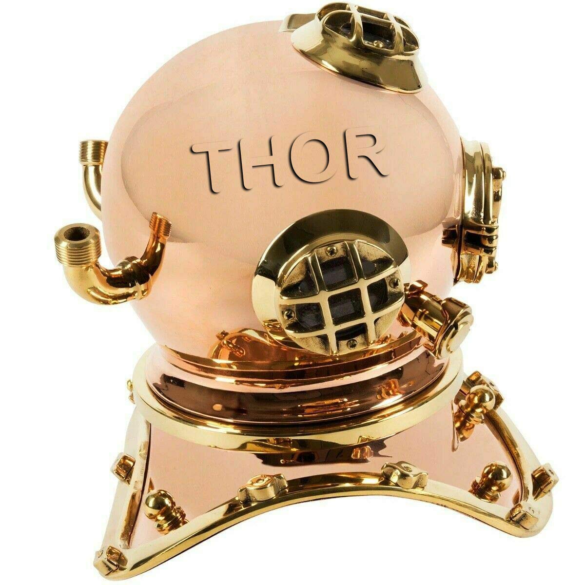 Nautical Copper Brass Crafted Diving Helmet Maritime Home Decor & Gifts 8