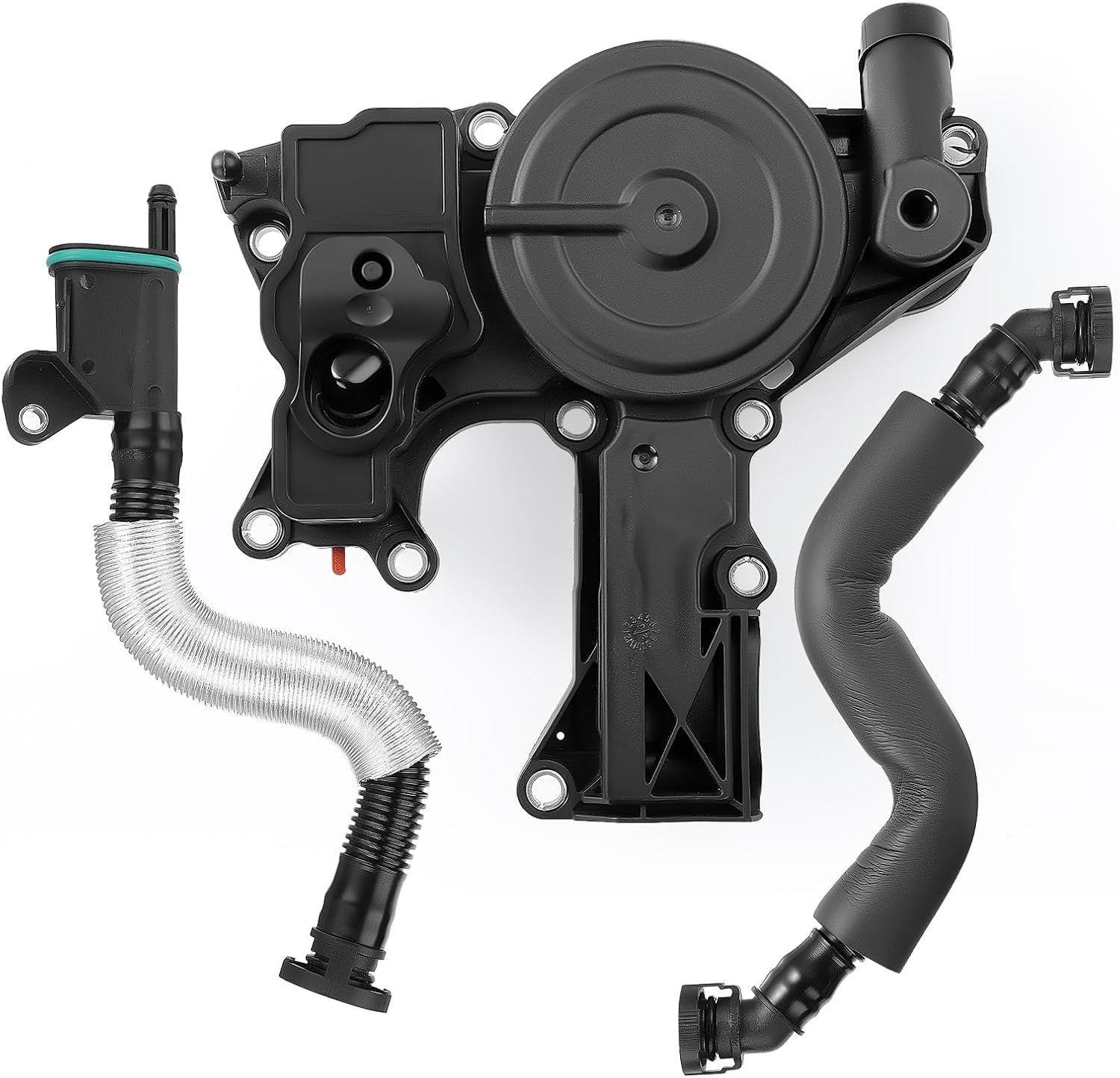 ACLONG PCV Valve Engine Crankcase Vent Valve Oil Separator with Breather Hose Kit Fit for Audi A3 A4 A5 Q5 Quattro Fit for Volkswagen VW Beetle EOS CC GTI Jetta Tiguan Passat Replaces 06H103495B