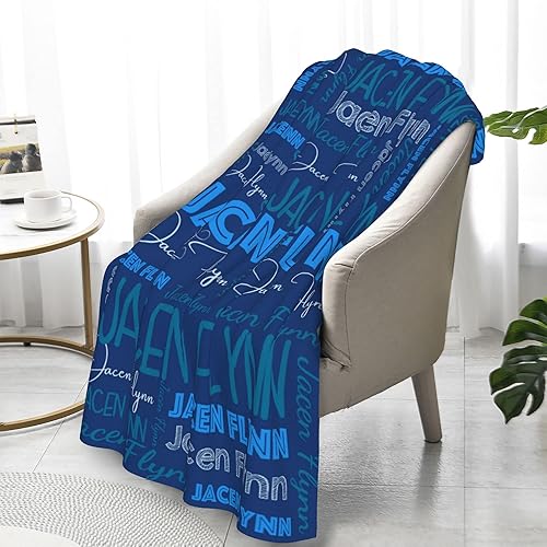 Miniatura 101 de Dr.TOUGH Mantas personalizadas para niños y adultos, manta personalizada con nombre para niños, manta con monograma con nombres personalizados