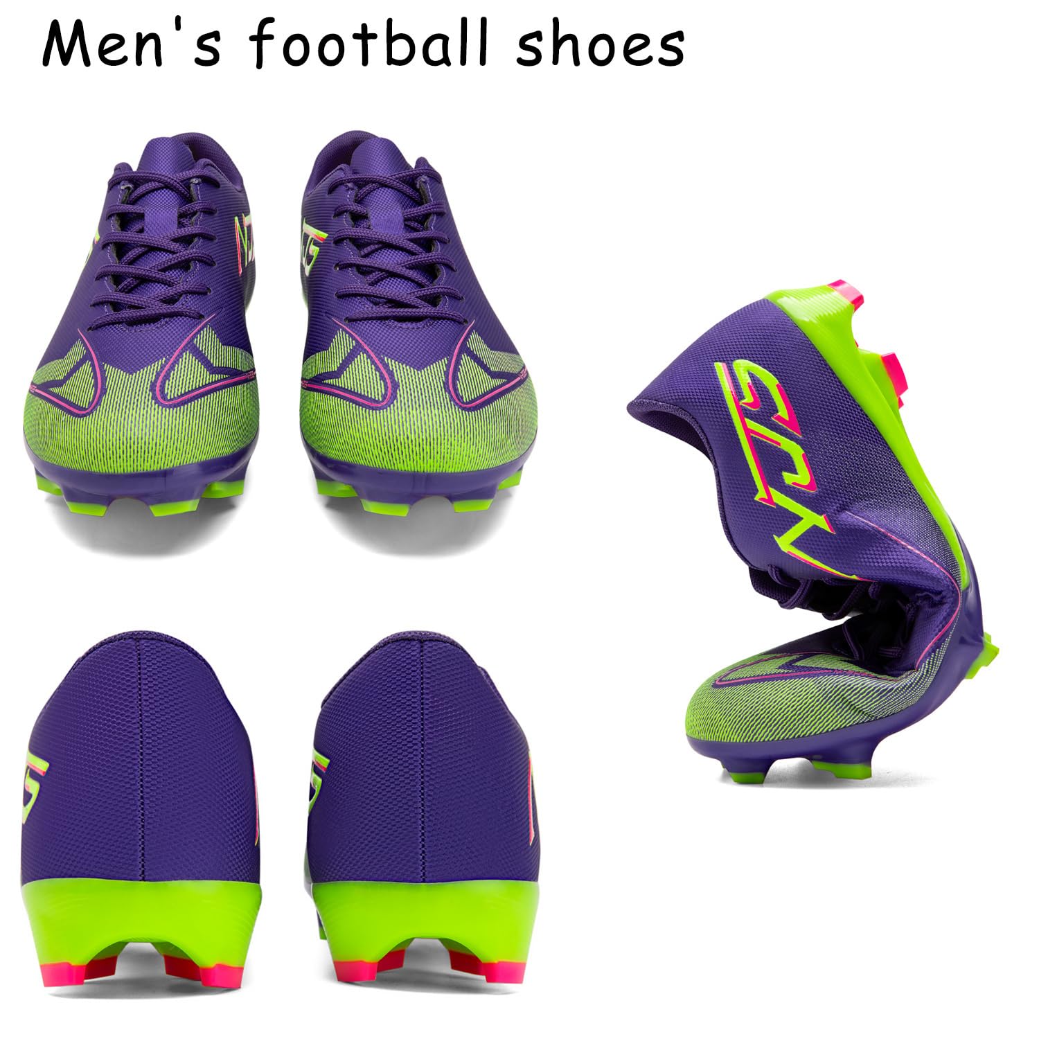 Zapatos de Fútbol para Hombre Spike Profesionales Atletismo Calzado de Fútbol Turf Adolescentes Zapatillas de Deporte Zapatos de Fútbol al Aire Libre de Competición