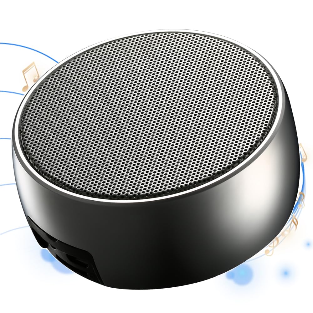 TERRIFI Mini Portable Wireless Bluetooth Speaker with HD Sound, Super Bass, Built-in Mic, Compatible with PC/Tablet, Answer Calls, Gift for Home and Outdoor Activities