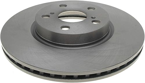 ACDelco Rotor de freno delantero plateado 18A2601A | GM 19255510 Rotores de freno para Select Pontiac Vibe, Scion xD, Toyota Corolla, Matrix y más