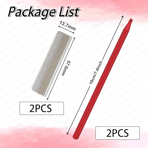 Guapa Microblading Eyebrow Pencil Set - Waterproof Pull Cord Peel-Off Brow Pencils with Trimmers, Sharpeners, and Sandpaper - Ideal for Tattoo and Permanent Makeup