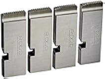 47750 Threading Machine Alloy NPT Pipe Dies for 1-Inch to 2-Inch Universal Die Heads, Right-Handed, Silver