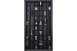 Gallery Solutions Black Curio Cabinet: Showcase Your Treasures