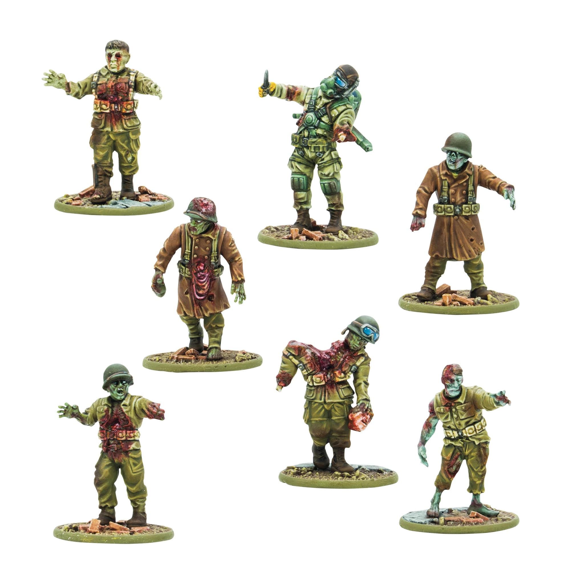 Warlord Games Totenkorps Horde – Axis Miniatures en plastique pour Konflikt 47 miniatures très détaillées à l'échelle de 28 mm