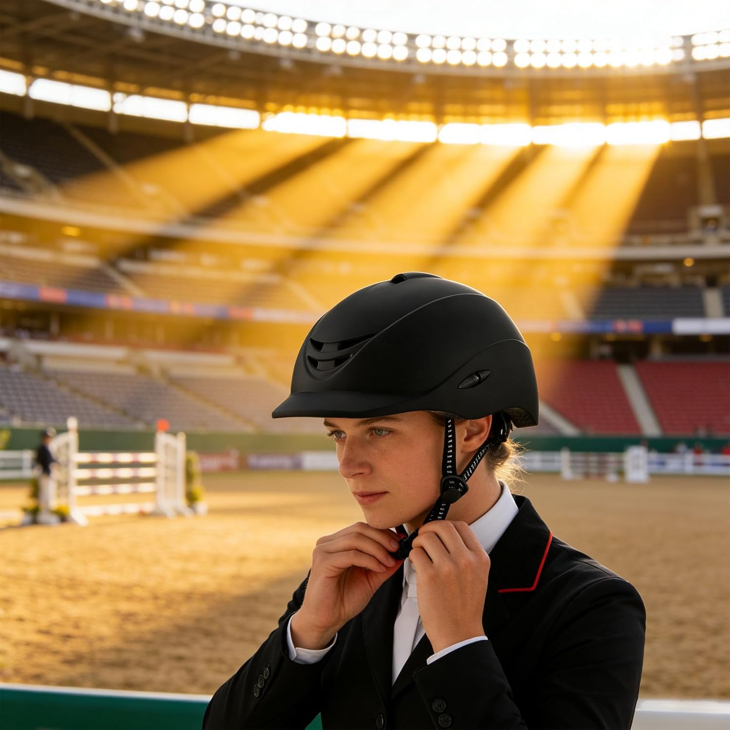 Versatiles Size Adjustable Helmet Suitable for Various Riders from Beginner to Professional Equestrians Stylish Helmet