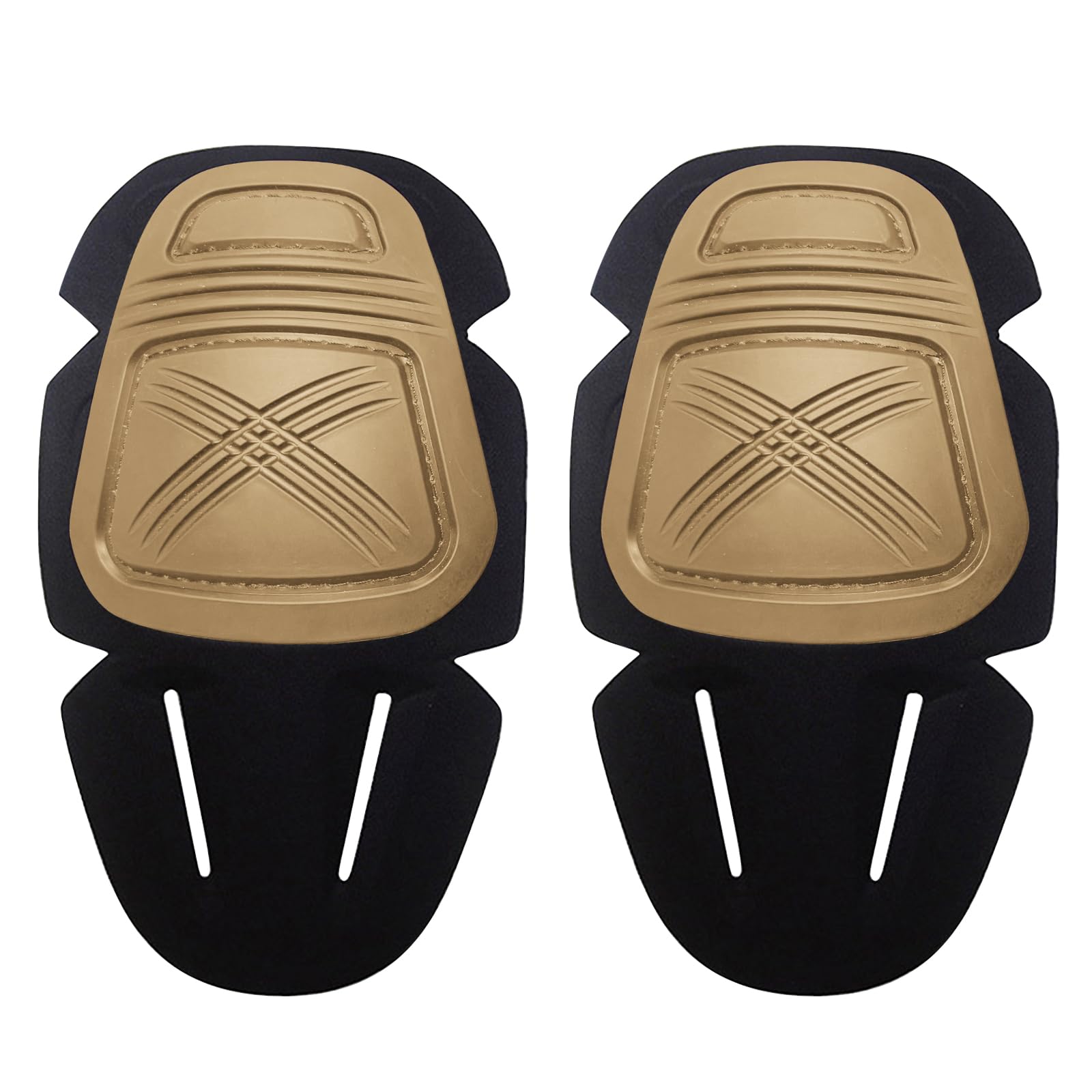 G3 Combat Knee Pads 1 Pair Protective Knee Pads Inserts for Tactical Airsoft Paintball Hunting Military Pants Khaki