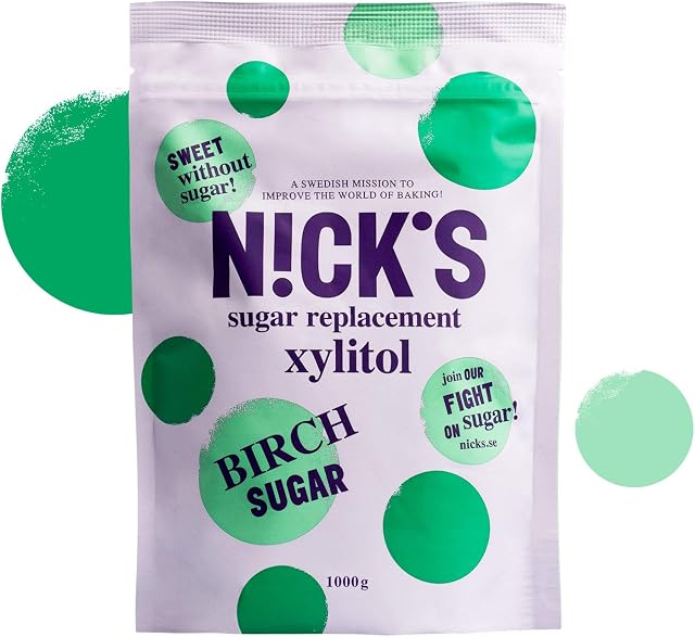 NICKS ksylitol, ksylitol, cukier brzozowy, niskokaloryczny zamiennik cukru, alternatywny 1 kg