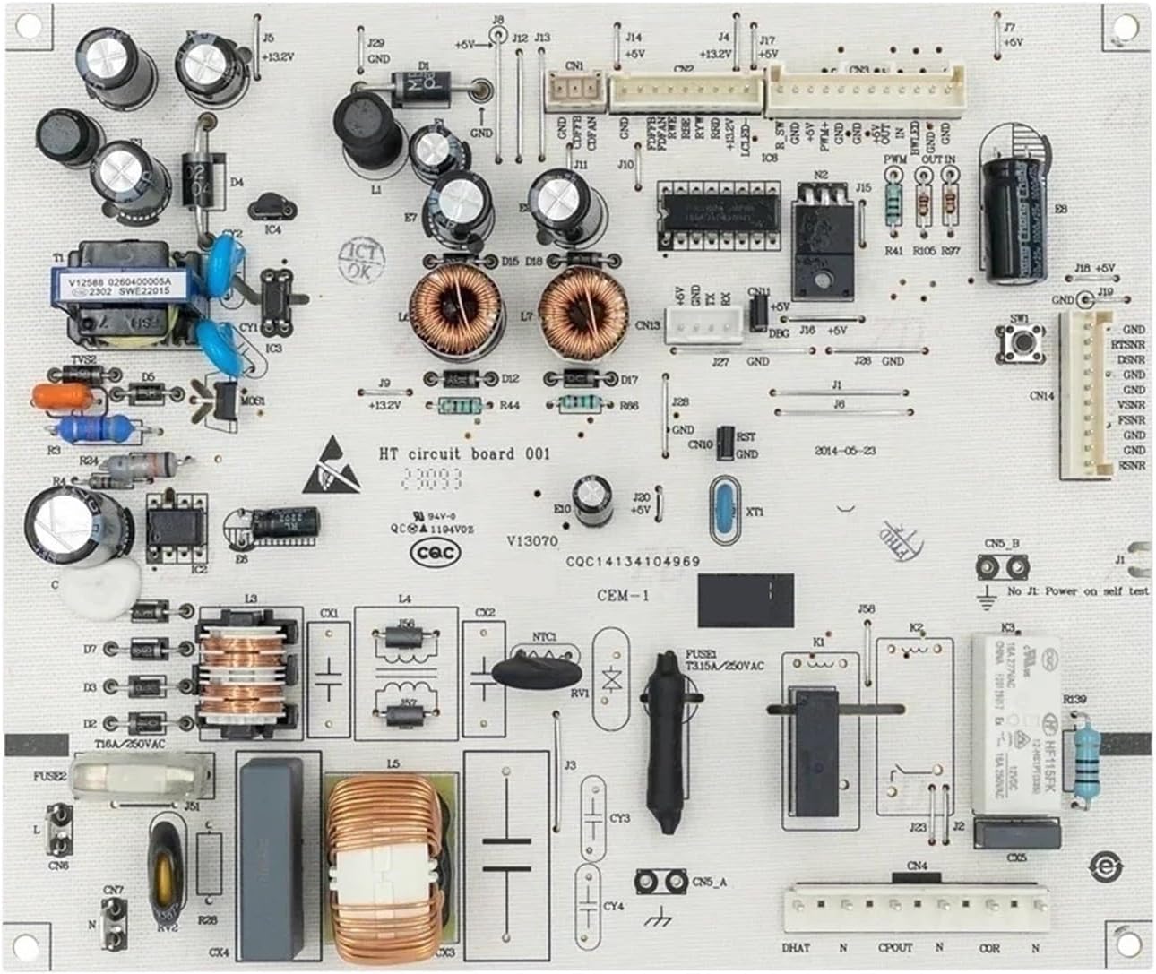 冷蔵庫コントロールボード、Haier対応、0060830584D冷蔵庫マザーボード冷凍庫パーツ