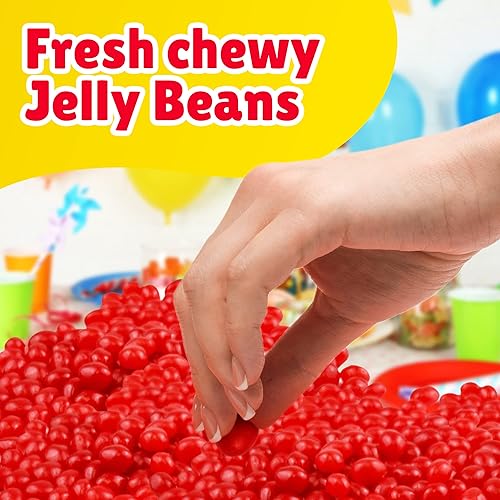 Miniatura 2 de Frijoles de gelatina rojos de pescado sueco de 5 libras paquete a granel de gelatina suave y masticable golosinas dulces con sabor a fruta para