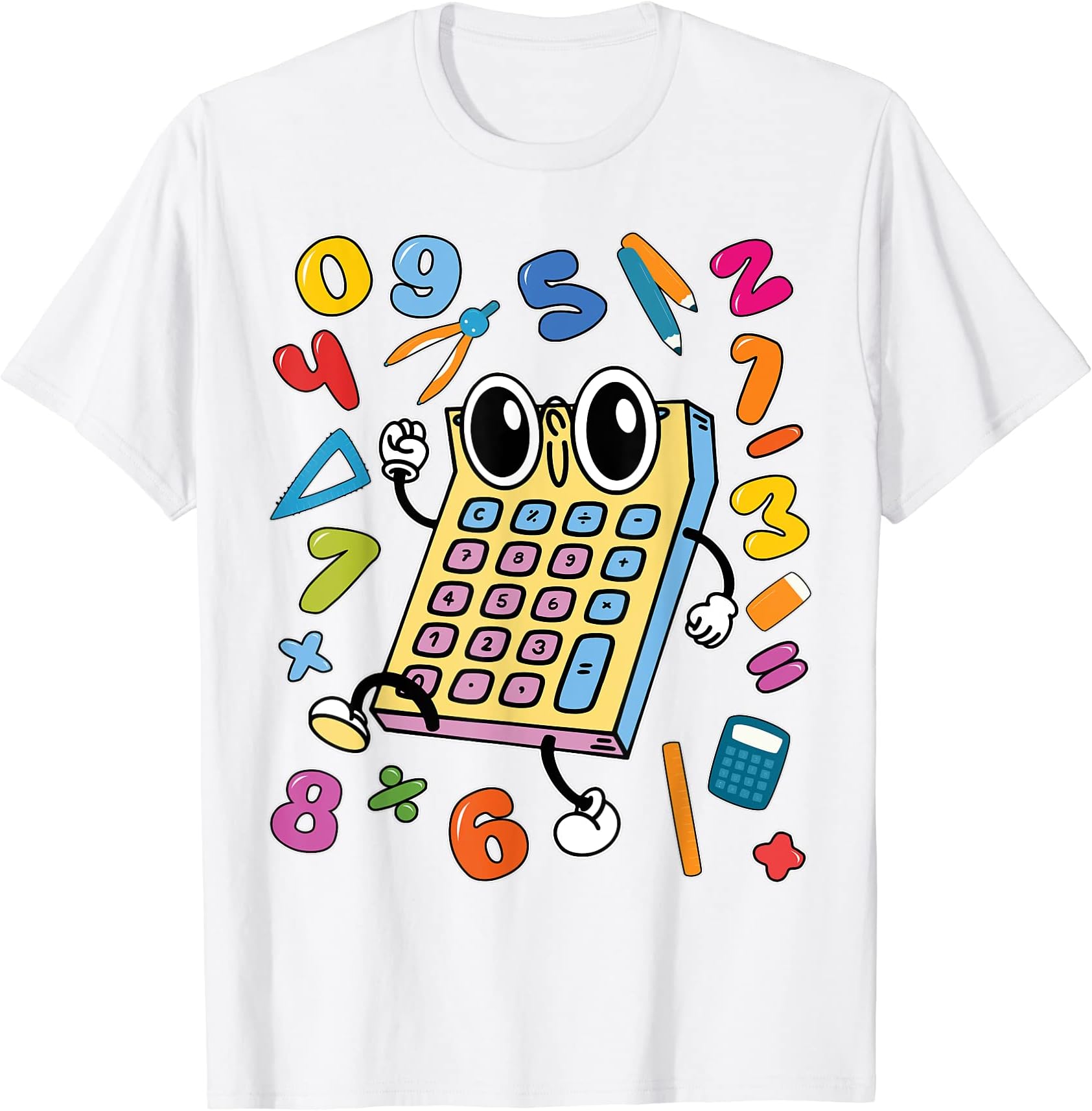 Number Day t shirt kids costume math day giftsKids Unisex Maths Day Themed Kids T-Shirt White SOEKO-TEX STANDARD 100