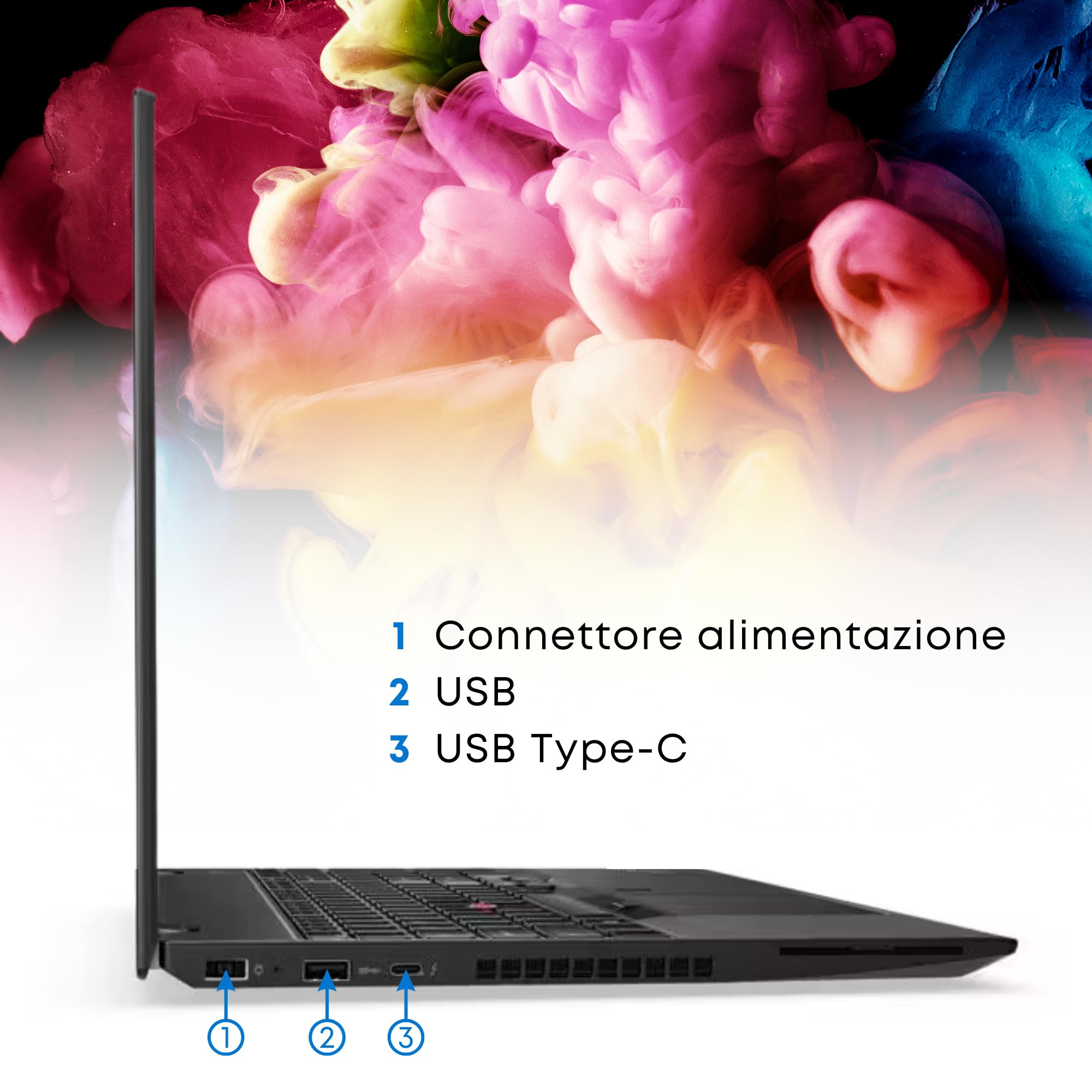 Lenovo ThinkPad, Pc Portatile Intel i5-6300U 2 Core 2.4Ghz, Ram 16Gb SSD 512Gb, Display 15.6" HD, Notebook Pronto all'uso con Libre Office (Ricondizionato)
