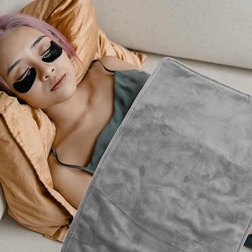 Miniatura 8 de Abaodam Almohadillas de calefacción, almohadilla térmica, mantas eléctricas, manta de calefacción para pies, manta de calefacción pequeña, manta