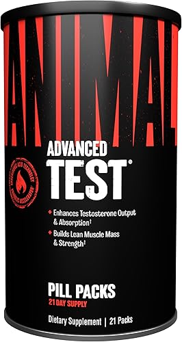 Animal Prueba, refuerzo de testosterona para hombres, ácido araquidónico, corteza de yohimbe, resveratrol trans, cuadrangularis de cissus  Prácticos