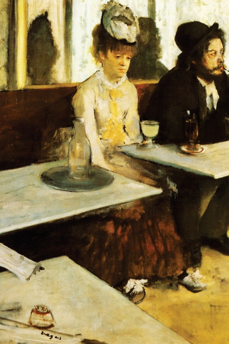 ''The Absinthe Drinker'' by Edgar Degas - 1876: Journal (Blank / Lined) (Art of Life Journals)