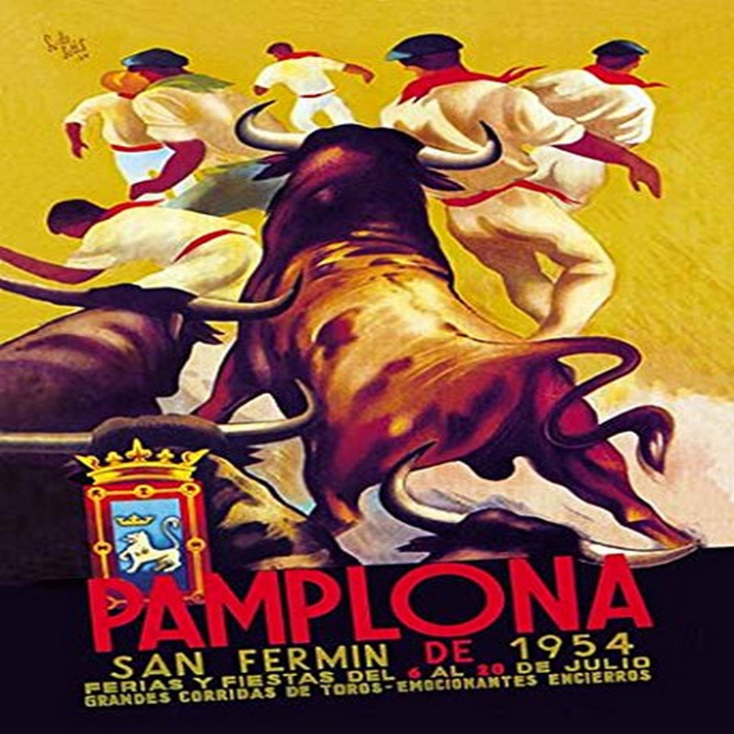 Buyenlarge 'Pamplona, San Fermin' Paper Poster, 20 by 30-Inch