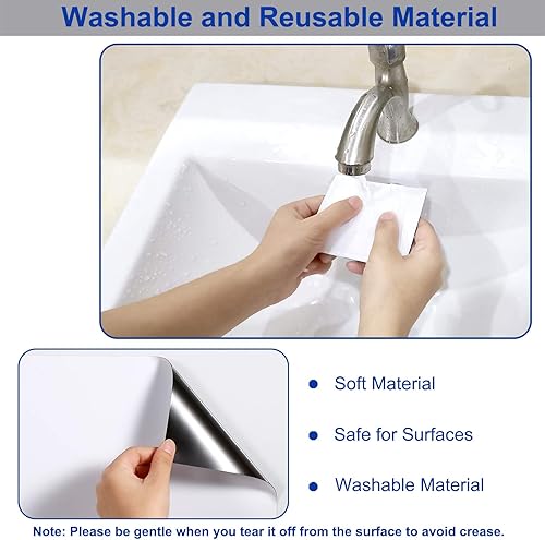 Miniatura 9 de Calendario semanal magnético para nevera, 12 x 8 pulgadas, doble lado, lista de comestibles, tablero planificador de menú de cocina para