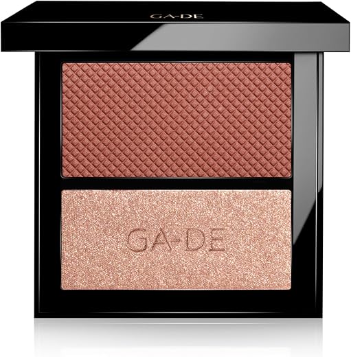 GA-DE Velveteen Blush &amp; Shimmer Duet 54 Love &amp; Glow 7.4 gm