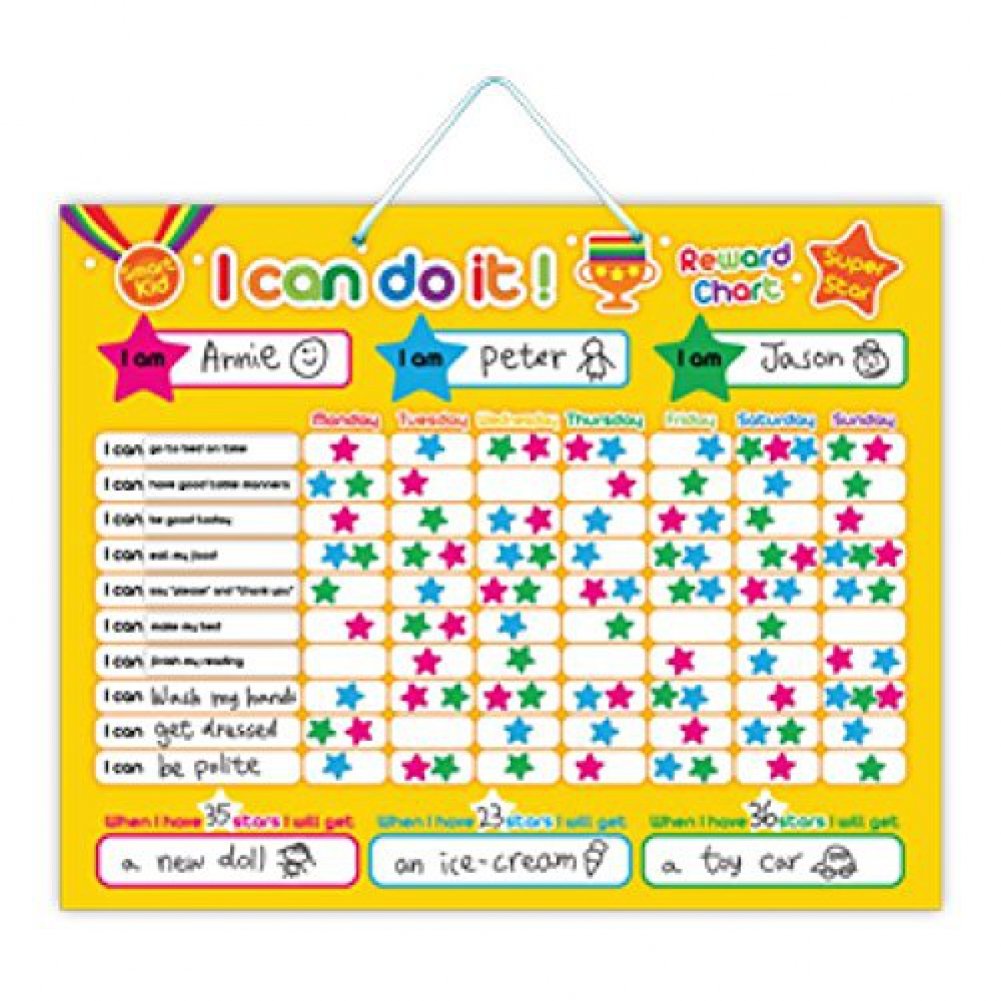 I Can Do It Magnetic Responsibility and Reward Chart