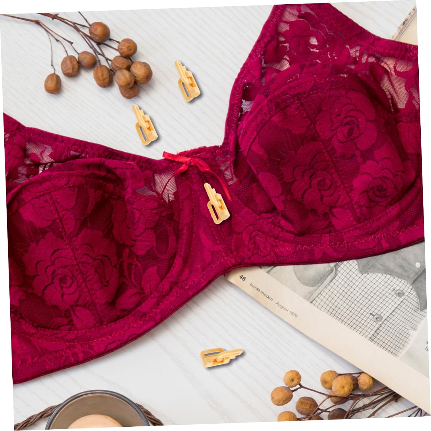 400 Sets Front Clasp Buckles for Breastfeeding Bras Easy to Replace Fasteners Skin Color Design Durable and Convenient Underwear Accessories