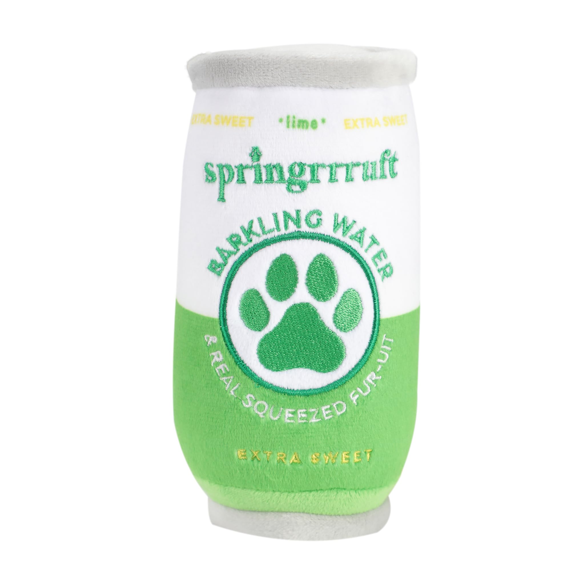 Chomp Haus Springrrruft Barkling Water – Luxurious Plush Dog Toy with Squeaker, Premium Fabric, Embroidered Details, Designer-Inspired Chew Toy, Fun