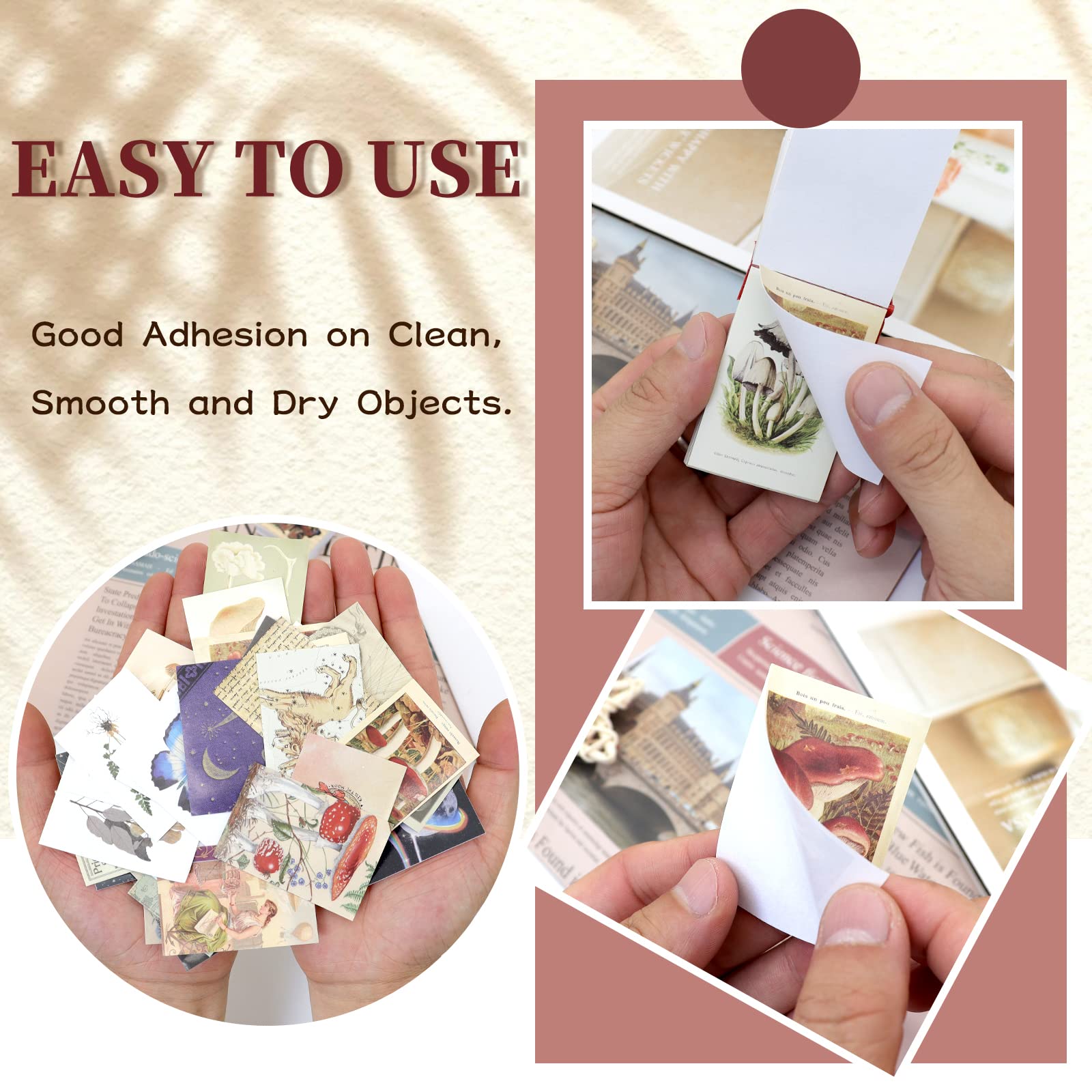 Set di 450 adesivi Washi, 9 set di album per scrapbooking, agenda, diario, quaderno, scrapbooking, adesivi, forniture per fai da te, artigianato, biglietti, decorazioni per laptop