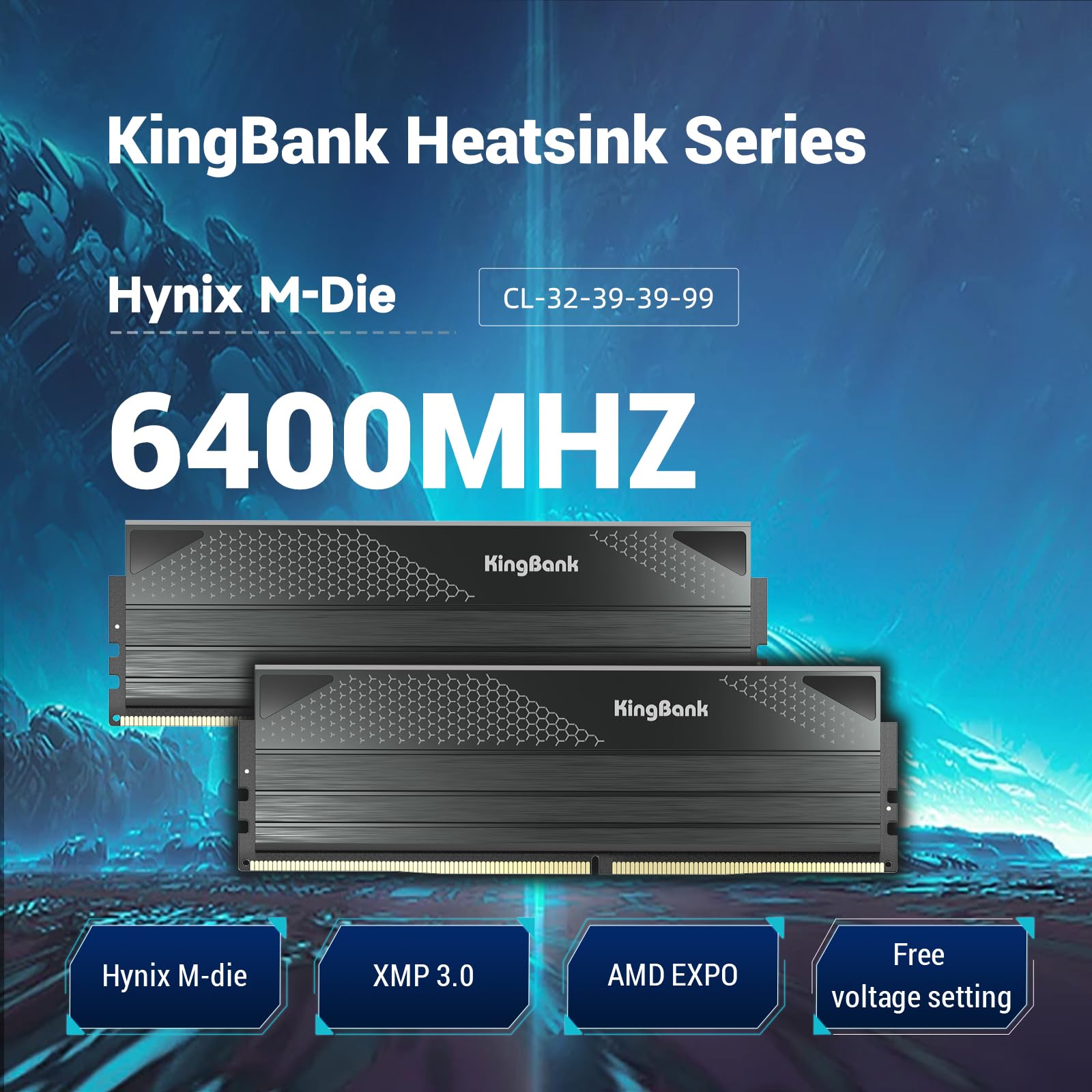 Amazon.co.jp: コンピューターメモリ Ram Hynix M-die KingBank DDR5