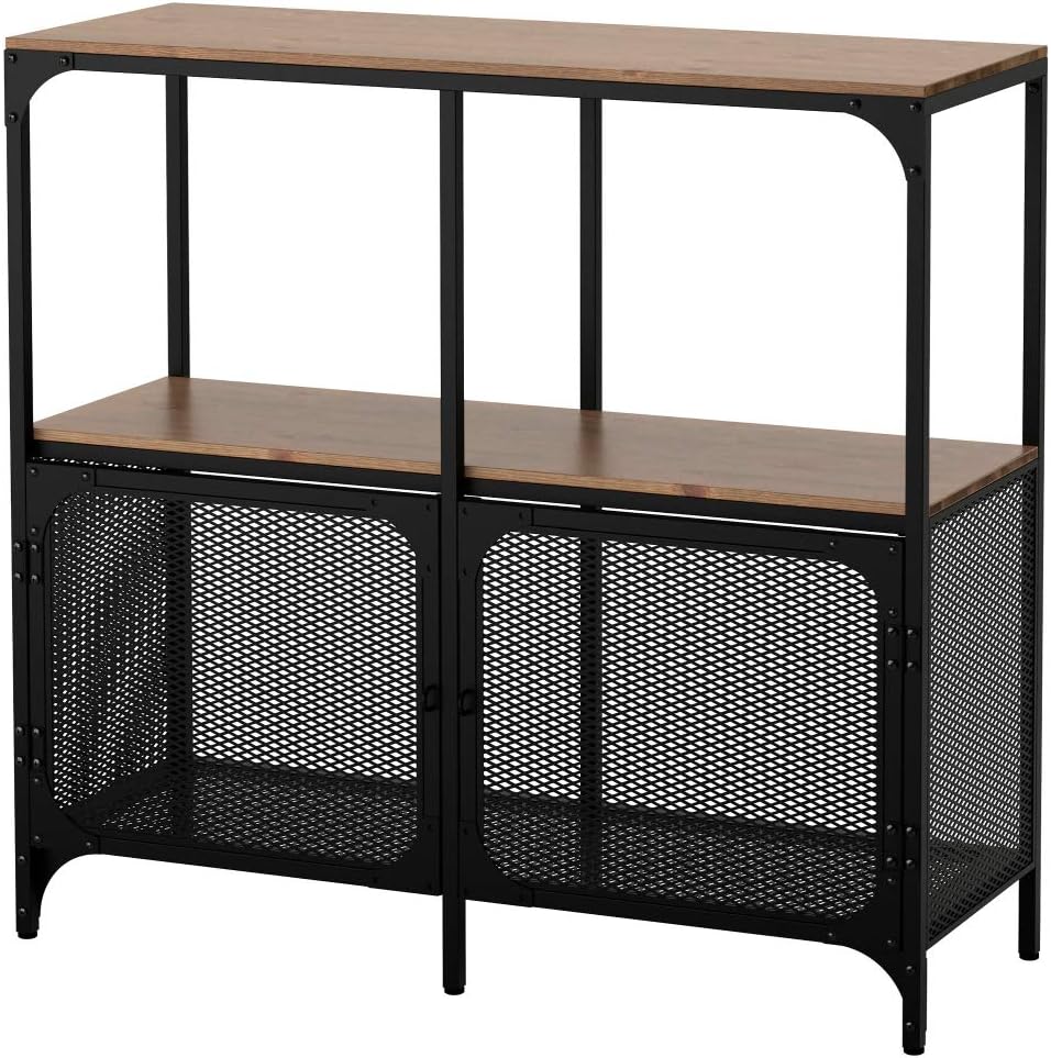 IKEA ASIA FJALLBO Shelving Unit, Black