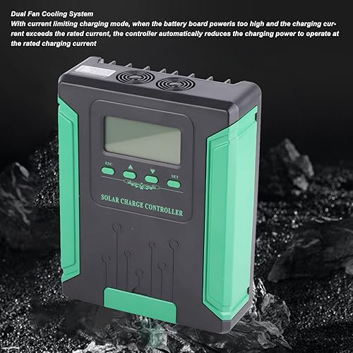 Miniatura 4 de Controlador fotovoltaico, MPPT controlador solar ajustable pantalla LCD regulador de panel solar 12 V, 24 V, 36 V, 48 V, controladores de energía