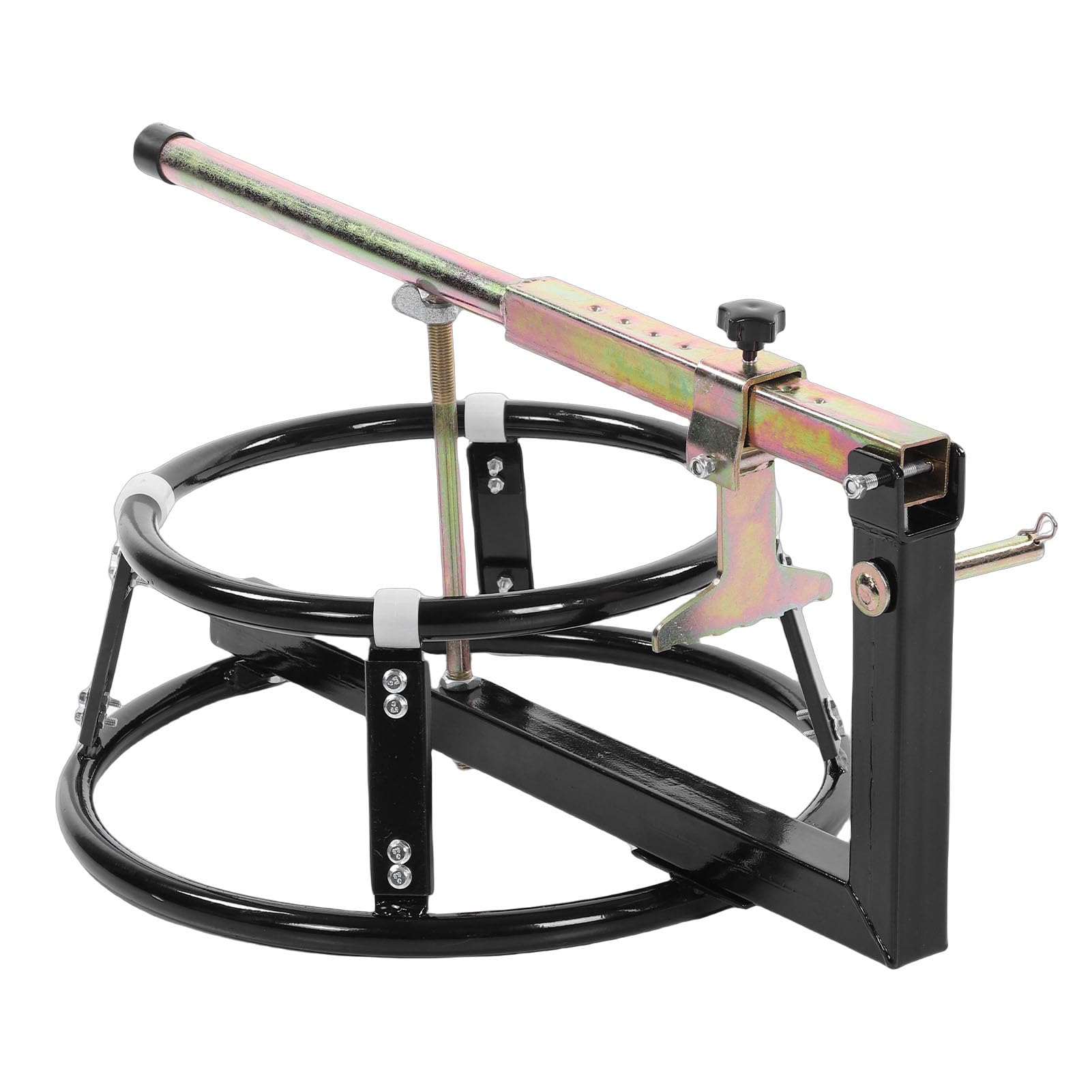 Tbest Soporte para de Neumáticos de Motocicleta con Destalonador para Neumáticos de 16 a 21 Pulgadas, Estación de Ruedas para Moto de Cross