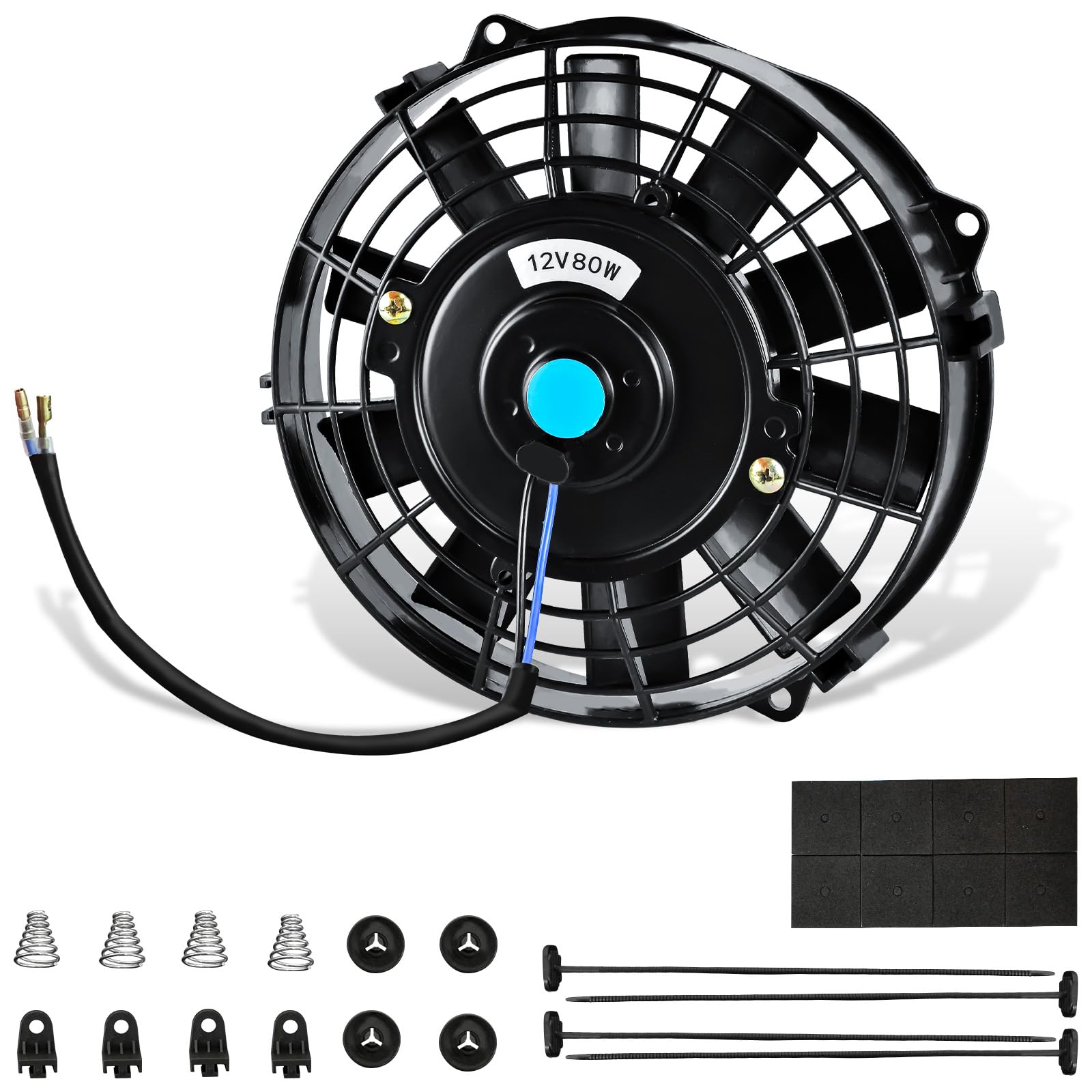 Snapklik.com : MuHize 7 Inch Reversible Radiator Fan - Upgraded Push ...