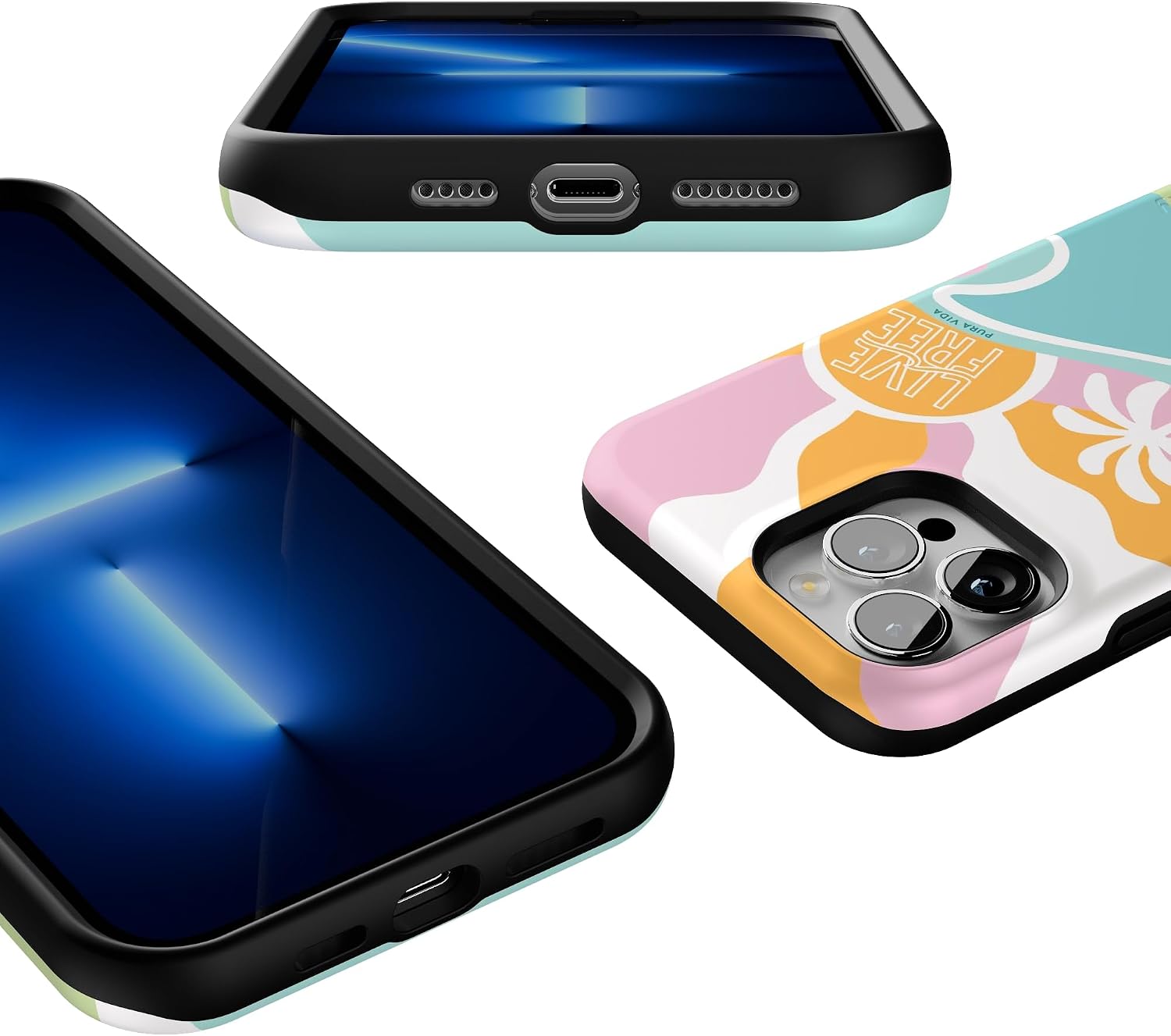 Casely iPhone 13 Pro Max Case | Pura Vida | Tropical Dreams | Bold Protective Design | Compatible with MagSafe
