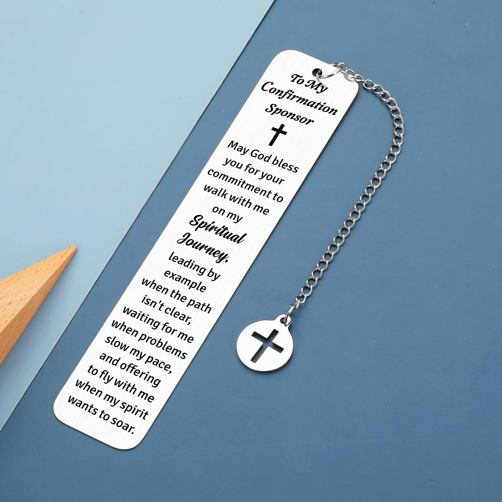 Confirmation Sponsor Gifts for Women Men Confirmation Decorations Christian Confirmation Bookmark Baptism Gifts Confirmation Gifts for Teenage Boys Girls Catholic Confirmation Sponsor Appreciation