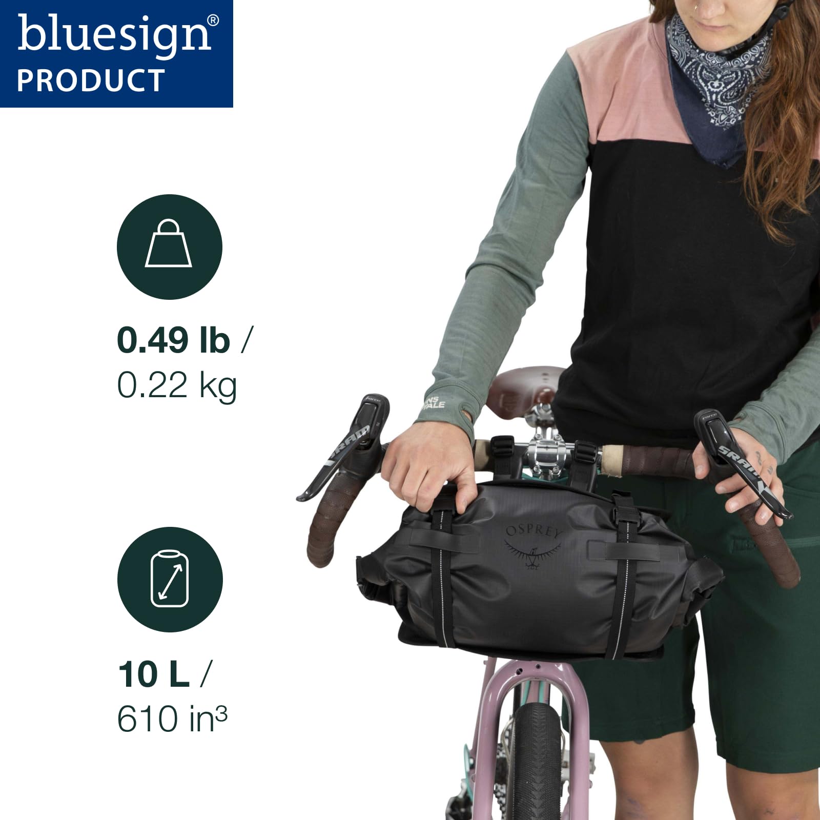 Osprey Escapist On-Bike Handlebar Bag, Black, Large : Sports & Outdoors