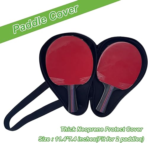 Miniatura 2 de Table Tennis Racket paddle coverPing Pong Paddle Carry Sleeve Bag,Table Tennis Bat Protective Paddle Sleeve, Ping Pong Paddle Racket Bag Case With