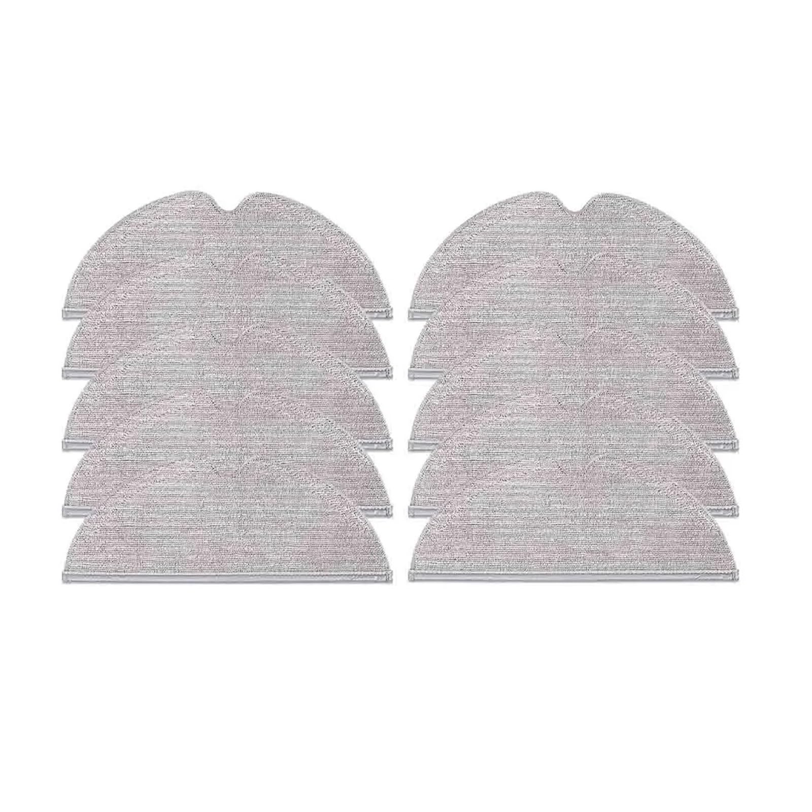Xymurvvd 10Pcs Mop Pad Water Tank Mop Cloth, Compatible For Xiaomi，1C Stytj01zhm 1T Stytj02zhm Even Water Output Robot Vacuum Cleaner Spare Parts(10Pcs Mop Pad)