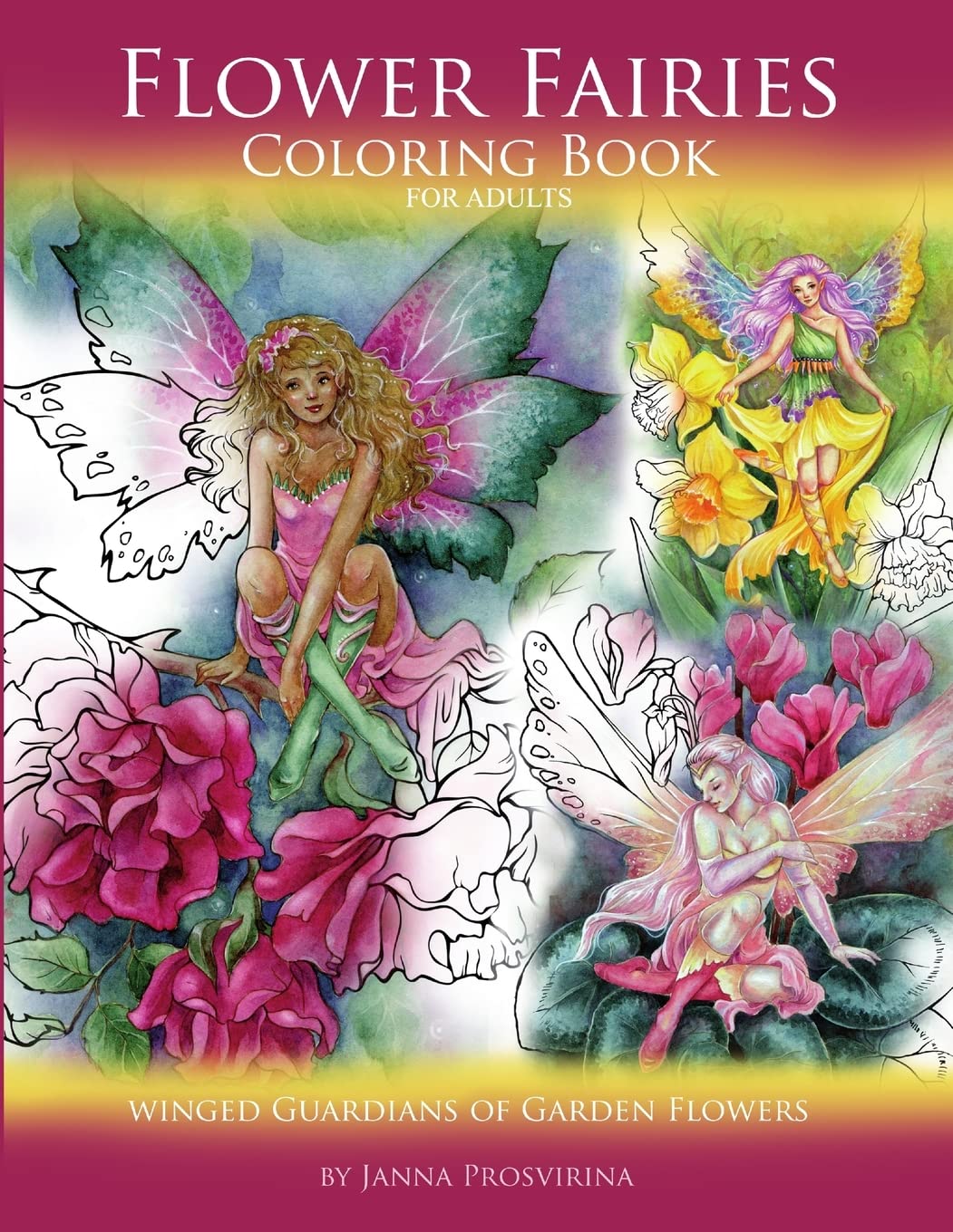 Amazon.com: Flower Fairies: Coloring Book for Adults: Winged Guardians ...