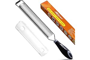 ALLTOP Lemon Zester, Stainless Steel Food Grater, Perfect for Baking