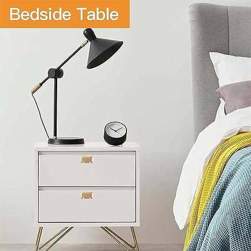 Miniatura 5 de MOROBOR 4 tiradores de anillo empotrado para puertas de bolsillo de latón, pomos ocultos ocultos de aleación de zinc para gabinetes, armarios,