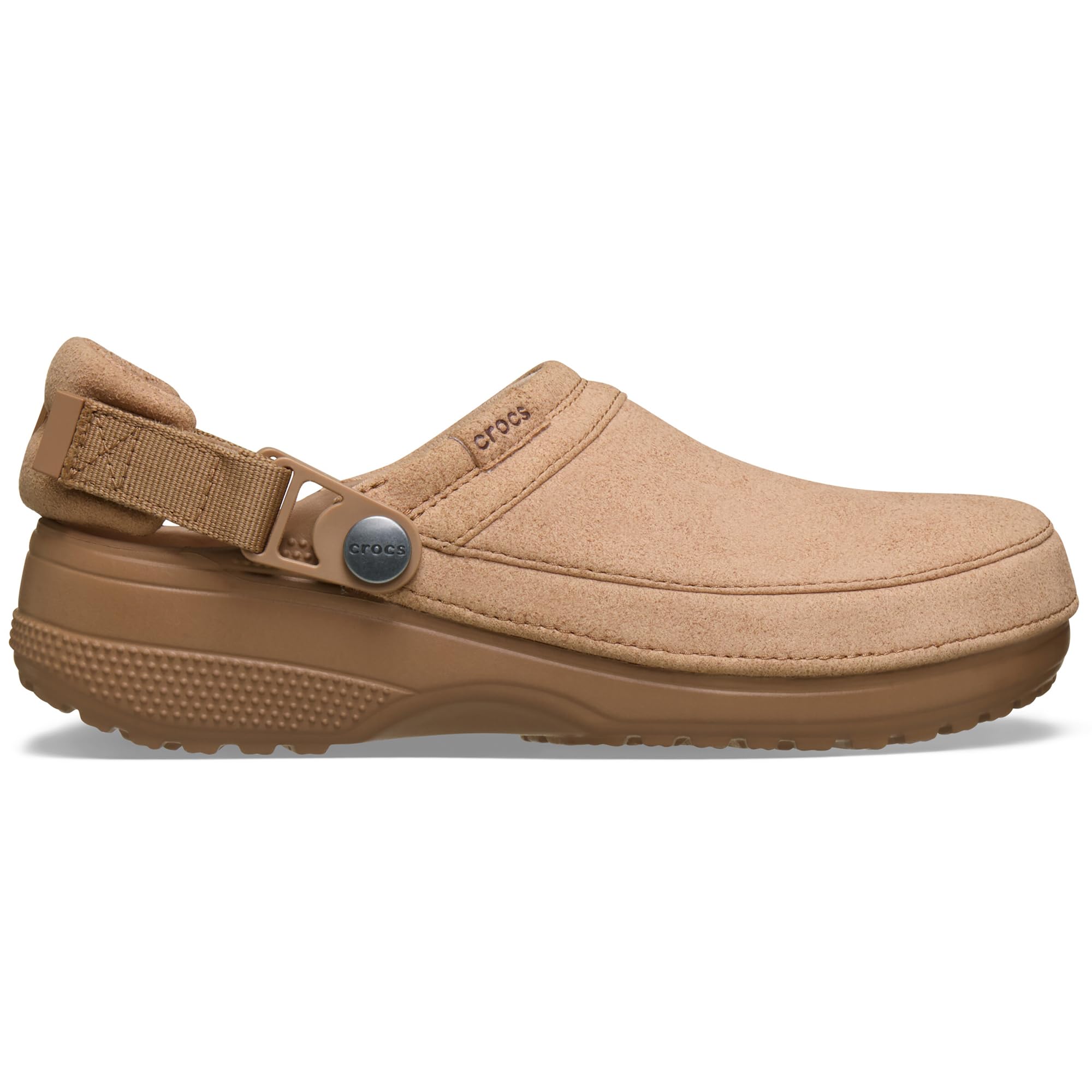 Crocs Zuecos de lona clásicos para mujer