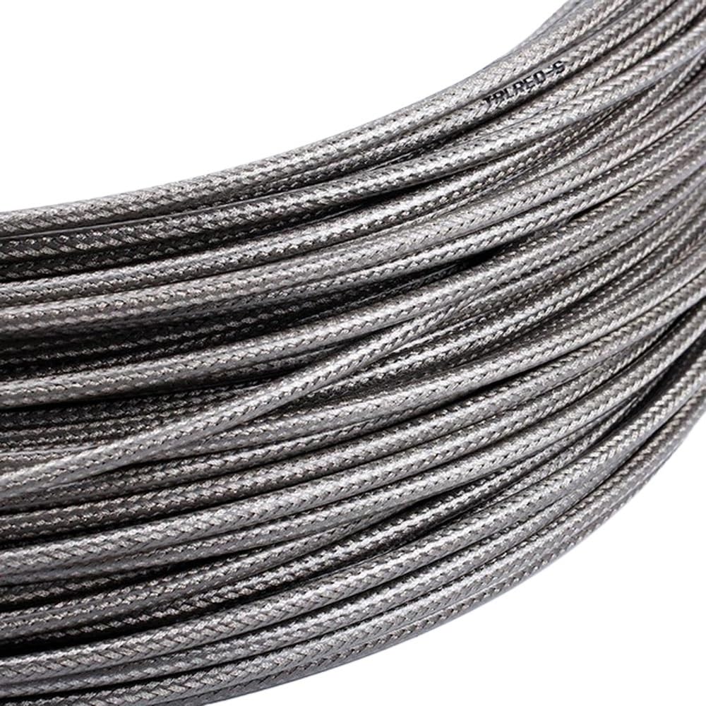 Bicycle Brake line, Steel Weaving Bicycle Brake Shift Cable Housing 3.0m 5mm Multicolor for MTB Road Bike(Shifting Titanium)