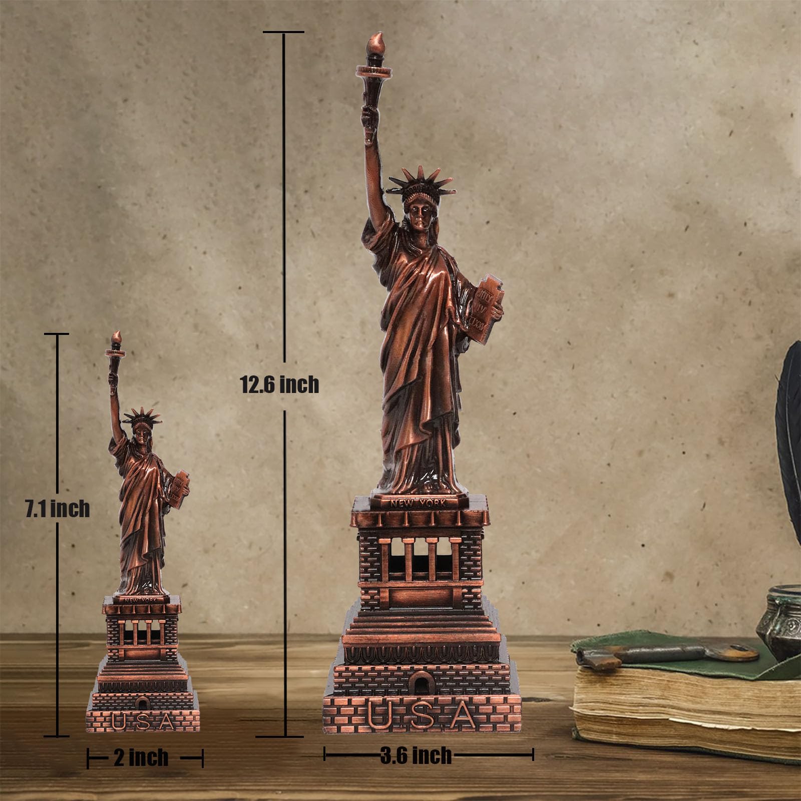 自由の女神 置物 インテリア　USA製 Amazon｜Holibanna 7 月 4 日の自由の女神像 観光ギフト