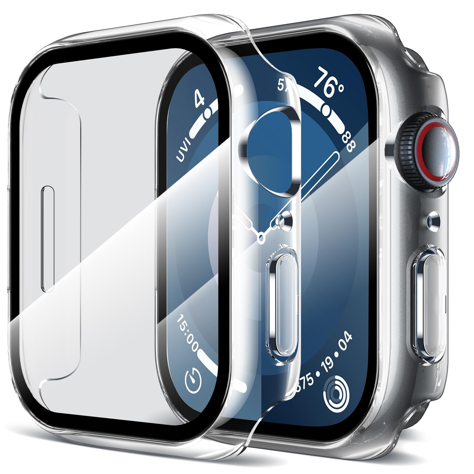 LK Case for Apple Watch Series9/Series8/Series7 45mm with Screen Protector