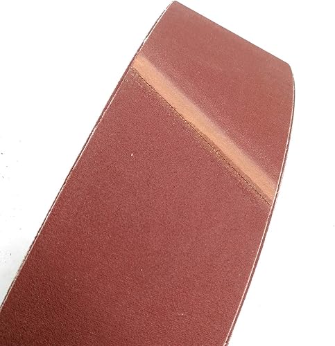 Miniatura 7 de Correas de lijado de 3 pulgadas x 21 pulgadas, granos 3204006008001000, herramienta de lijadora de banda para carpintería, pulido de metal, paquete