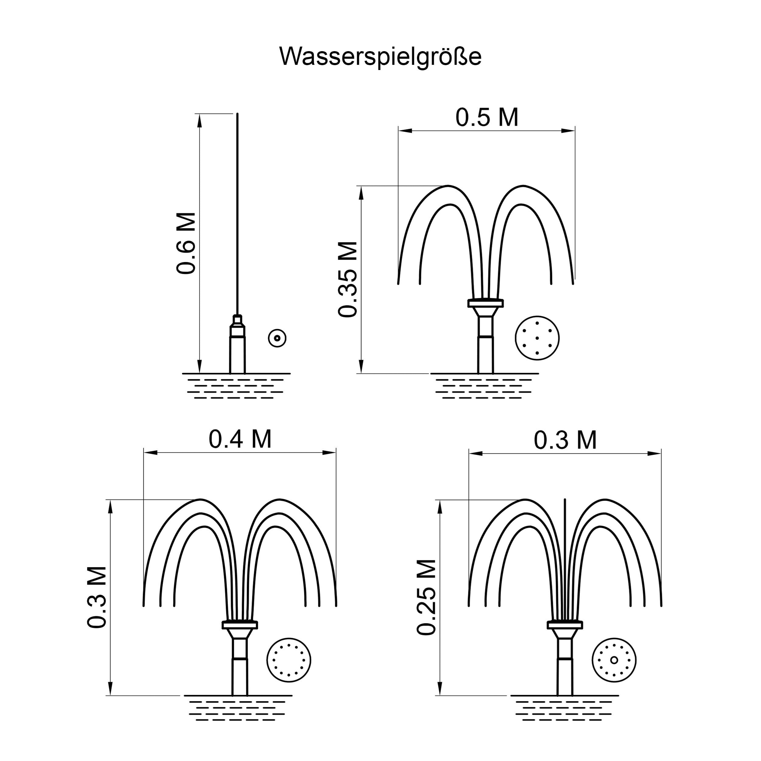 esotec Solar Teichpumpenset mit Akku 6/230 LiFePO4, Solar Teichpumpe 230 l/h 6,4 VDC, Wasserspiel Springbrunnen IP68 außen 101933