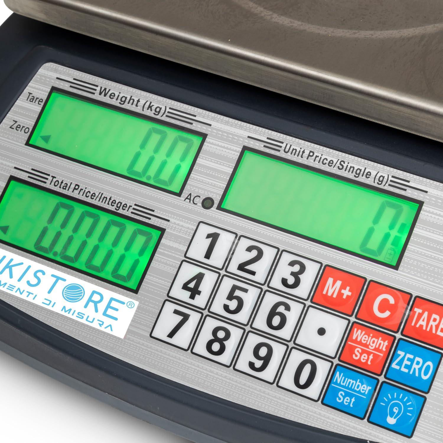 BALANZA DIGITAL 6 kg DE CARGA MÁXIMA, Balanza electrónica multifuncional con resolución 0,2 gr, Balanza profesional con funciòn cuentapiezas, Herramienta de trabajo precisay resistente